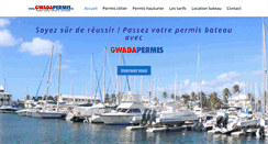 Desktop Screenshot of gwadapermis.fr