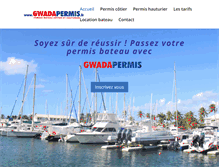 Tablet Screenshot of gwadapermis.fr